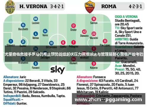 尤里奇临危接手罗马仍难止颓势战绩起伏压力骤增球迷与管理层耐心面临严峻考验